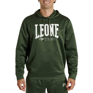 Sudadera Leone Logo con capucha ABX119 Verde 