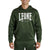 Sudadera Leone Logo con capucha ABX119 Verde 