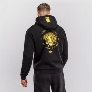 Sudadera Venum x Mike Tyson Tiger con capucha Negro-dorado-Combat Arena