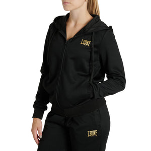 Sudadera para mujer Leone DNA con capucha y cremallera ABX730 
