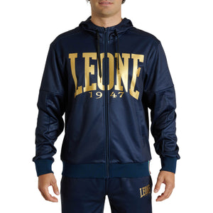 Sudadera Leone DNA con capucha ABX721 Azul 