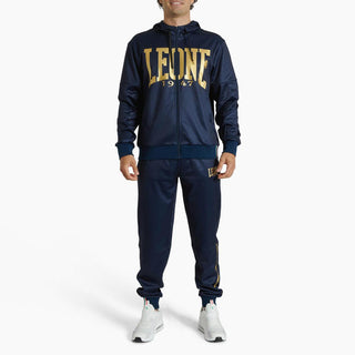 Sudadera Leone DNA con capucha ABX721 Azul 