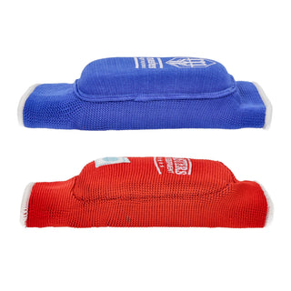 Coderas elásticas reversibles Masters WAKO rojo azul 