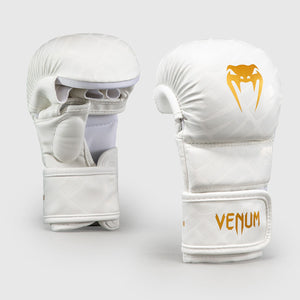 Guantes MMA Venum Contender 1.5 XT 3D Blanco-dorado-Combat Arena