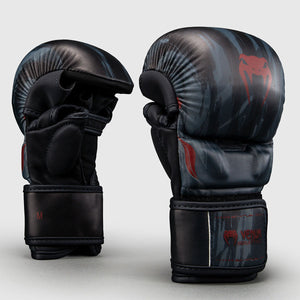 Guantes MMA Venum Demon Negro-gris-Combat Arena