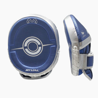 Manoplas de boxeo Rival Professional RPM100 Blu-Plata-Combat Arena