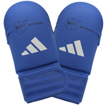 Guantes de Karate-Kumite Adidas Rojo y azul homologado WKF sin pulgares