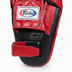Manoplas de boxeo Fairtex Pro Angular FMV8 Negro-Rojo