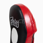 Manoplas de boxeo Fairtex Pro Angular FMV8 Negro-Rojo