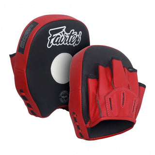 Manoplas de boxeo Fairtex Short FMV14 Negro-rojo 