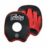 Manoplas de boxeo Fairtex Short FMV14 Negro-rojo 