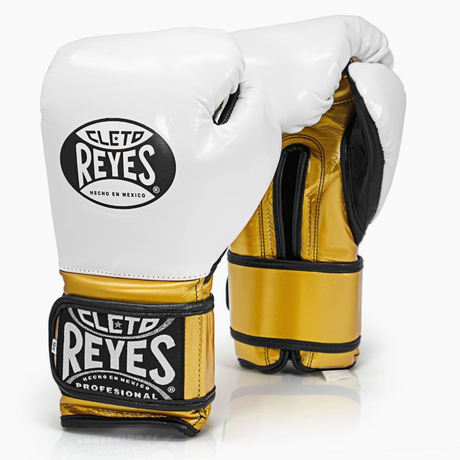 Guantes de boxeo Cleto Reyes Sparring CE6 Blanco-oro – Combat Arena