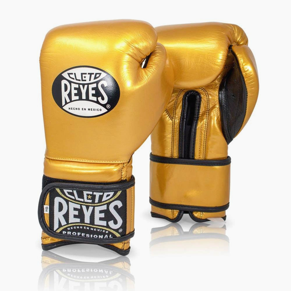 Guantes de boxeo Cleto Reyes Sparring CE6 Oro – Combat Arena