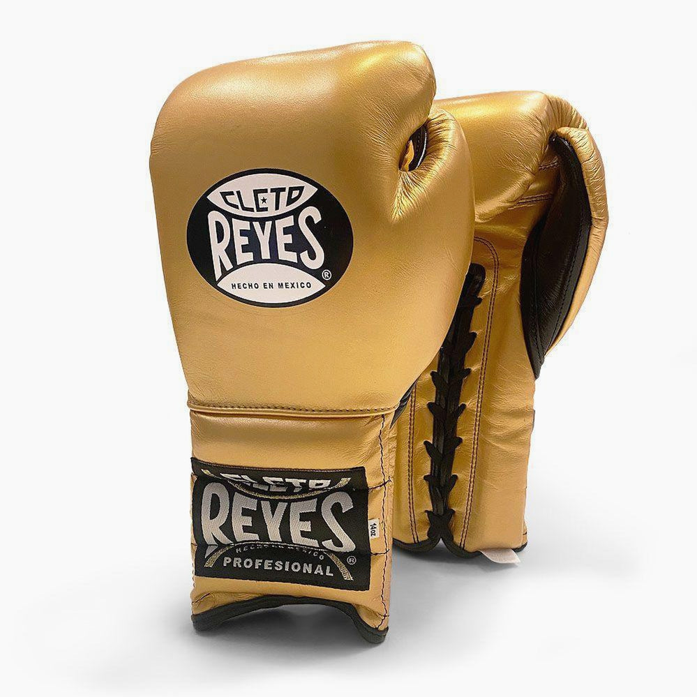 Guantes de boxeo Cleto Reyes Traditional Training CE4 Oro con