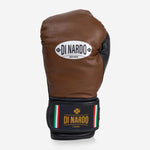 Guantes de boxeo Di Nardo con Velcro 12 Oz Marrón-negro 