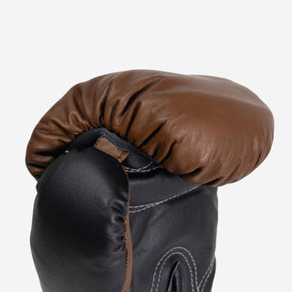 Guantes de boxeo Di Nardo con Velcro 12 Oz Marrón-negro 