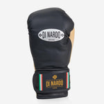 Guantes de boxeo Di Nardo con Velcro 12 Oz Negro-arena 
