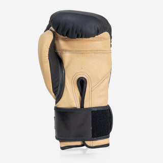 Guantes de boxeo Di Nardo con Velcro 12 Oz Negro-arena 