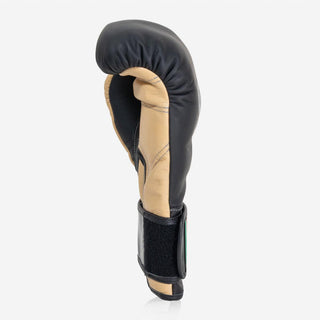 Guantes de boxeo Di Nardo con Velcro 12 Oz Negro-arena 