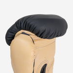 Guantes de boxeo Di Nardo con Velcro 12 Oz Negro-arena 