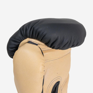Guantes de boxeo Di Nardo con Velcro 12 Oz Negro-arena 