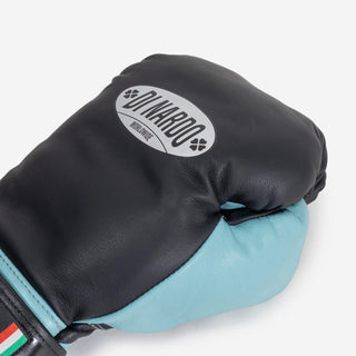 Guantes de boxeo Di Nardo con Velcro 14 Oz Negro-agua 