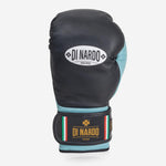 Guantes de boxeo Di Nardo con Velcro 14 Oz Negro-agua 