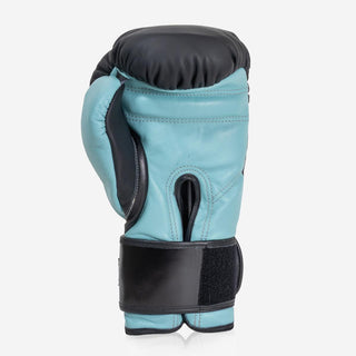 Guantes de boxeo Di Nardo con Velcro 14 Oz Negro-agua 