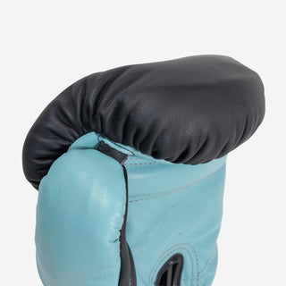 Guantes de boxeo Di Nardo con Velcro 14 Oz Negro-agua 