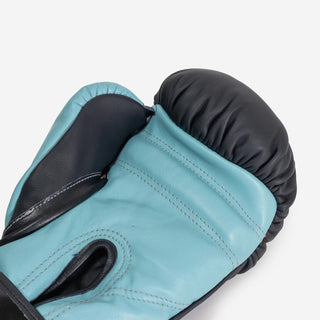 Guantes de boxeo Di Nardo con Velcro 14 Oz Negro-agua 