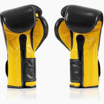 Guantes de boxeo Fairtex Mexican Estilo BGV9 Negro-amarillo 