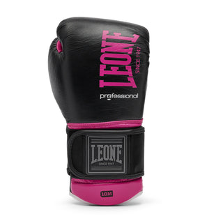 Guantes de boxeo Leone Professional 2 GN115C Fucsia 10 Oz M 