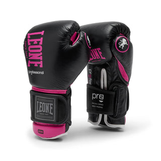 Guantes de boxeo Leone Professional 2 GN115C Fucsia 10 Oz M 
