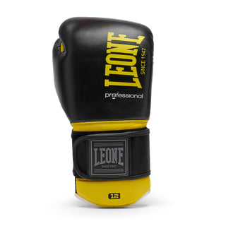 Guantes de boxeo Leone Professional 2 GN115C Amarillo 12 Oz 
