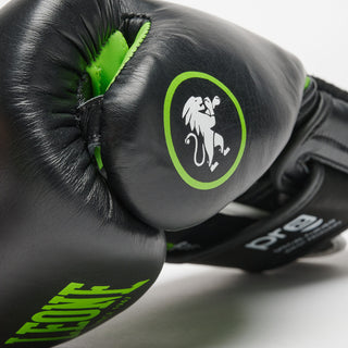 Guantes de boxeo Leone Professional 2 GN115C Verde 10 Oz 