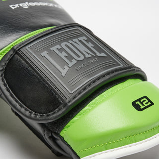 Guantes de boxeo Leone Professional 2 GN115C Verde 10 Oz 