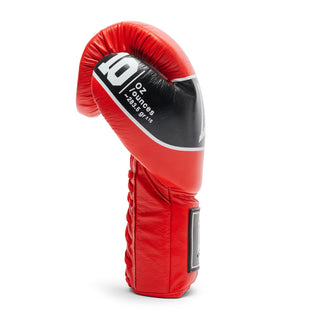 Guantes de boxeo Leone Shock Pro con cordones GN057L Rojo 