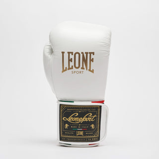 Guantoni Leone Sport Orlando Tricolore con velcro Bianco-Combat Arena