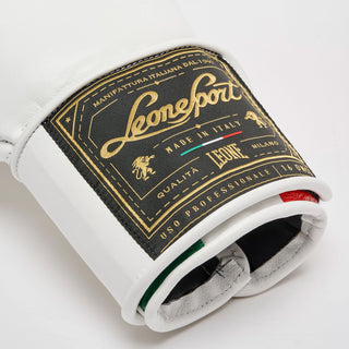 Guantoni Leone Sport Orlando Tricolore con velcro Bianco-Combat Arena