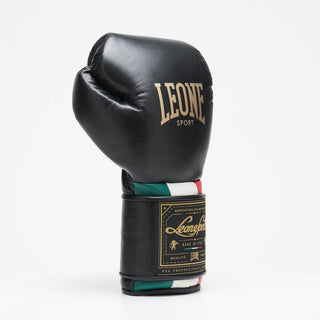 Guantoni Leone Sport Orlando Tricolore con velcro Nero-Combat Arena