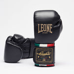 Guantoni Leone Sport Orlando Tricolore con velcro Nero-Combat Arena