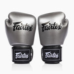 Guantes Muay Thai Fairtex BGV1C-Plus Gun Metallic-Combat Arena
