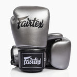 Guantes Muay Thai Fairtex BGV1C-Plus Gun Metallic-Combat Arena
