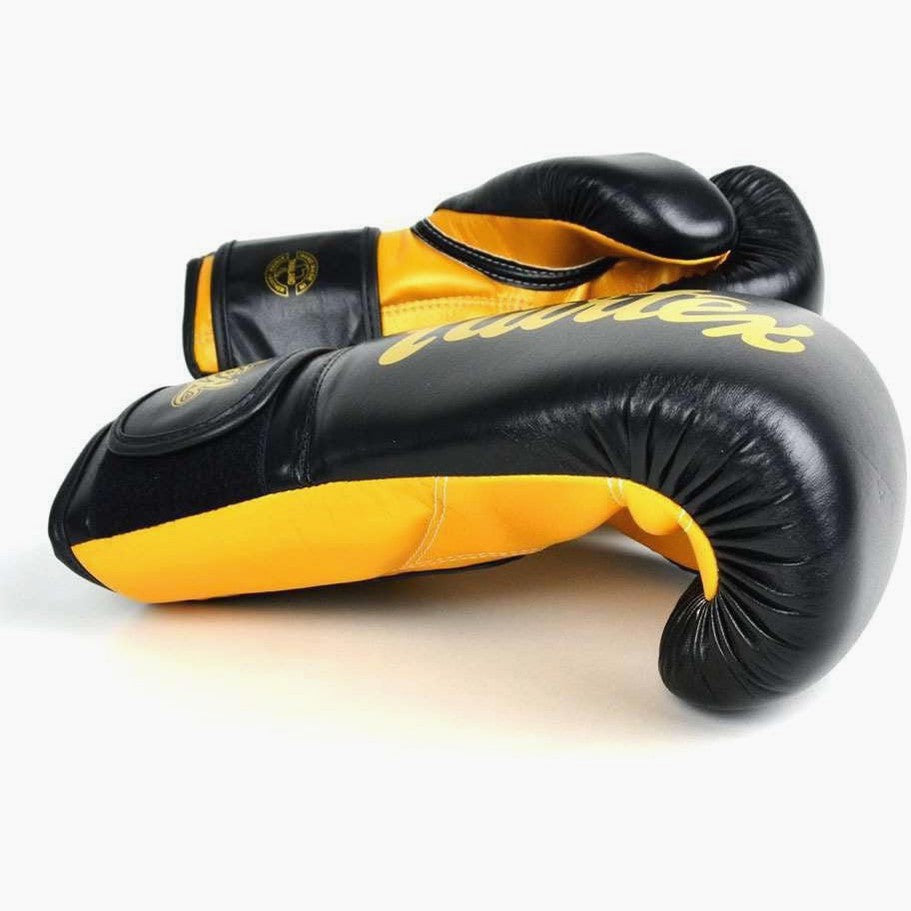 Guantoni Da Boxe Fairtex F-Day Muay Thai – Uomo – Modello Sparring E Combattimento (Peso Da Scegliere)