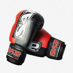 Guantes de boxeo Raptor SAP WAKO 10 Oz Negro-rojo-Combat Arena