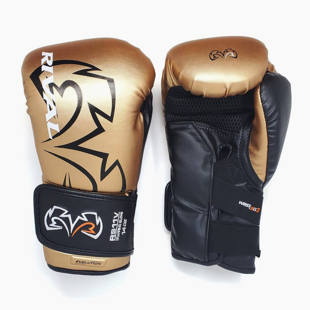 Guantes De Boxeo Profesionales De Cuero EVO Fitness - Para Sparring, Saco Y Entrenamiento De MMA