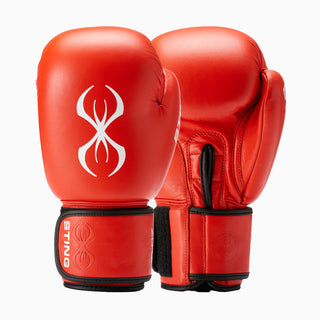 Guantes de boxeo Sting Competition Aprobado World Boxing Rojo 