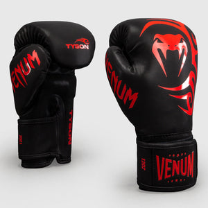 Guantes de boxeo Venum x Mike Tyson Replica Negro-rojo-Combat Arena