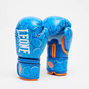 Guantes para niños Leone Bubbly GN409J 6 Oz Azul-Combat Arena