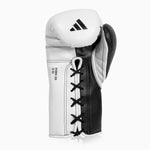 Guantes de boxeo Adidas Hybrid 500 Pro con Cordones Blanco-negro 